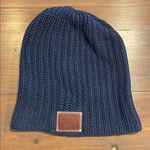 EOTM PRICE DROP - love YOUR melon beanie - navy - euc